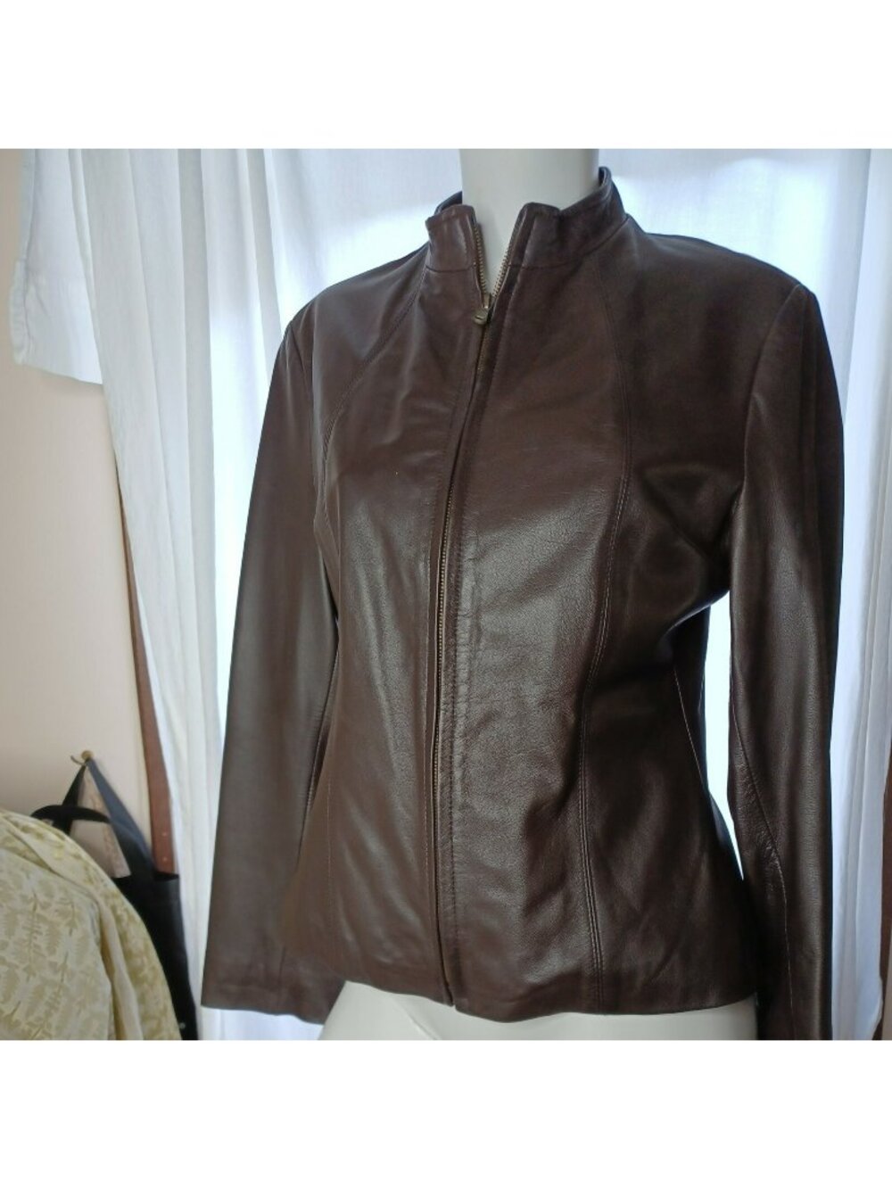 Vinci Leather Factory Jacket Womens Firenze 46